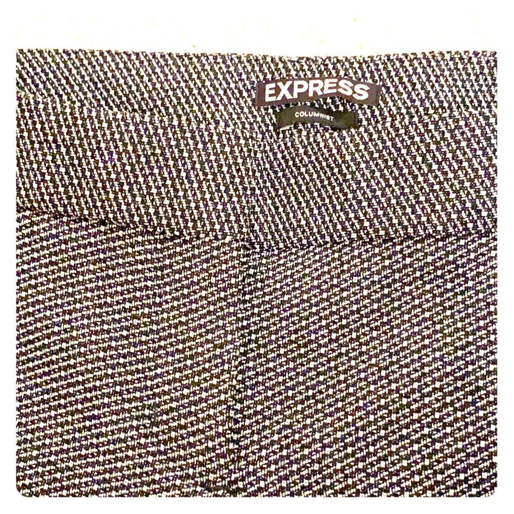 Black & White Print Columnist Pant by Express